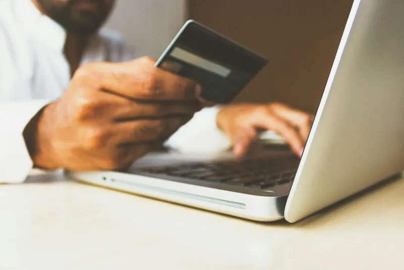 An online card payment