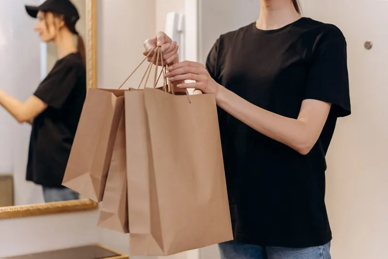 Picking up an order in store