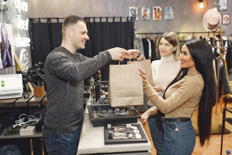 Handing over an order